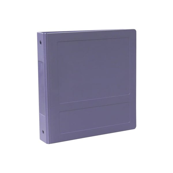 Omnimed 2-1/2" Molded Ring Binder, 3-Ring, Side Open, Holds 450 Sheets, Lilac
